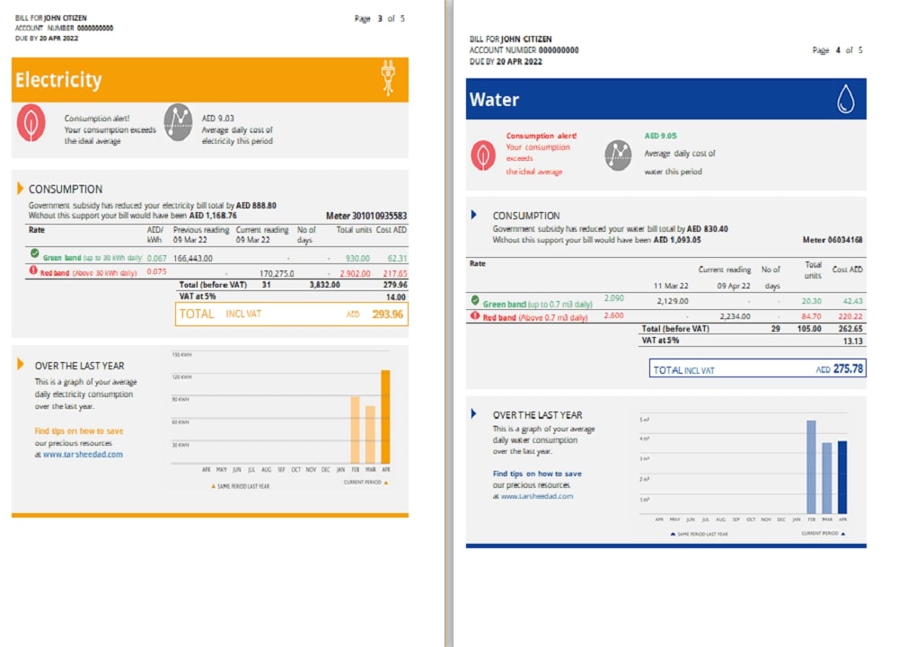  Minol USA business utility bill 
